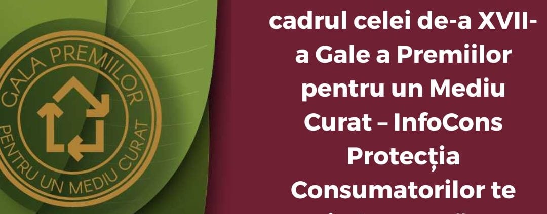 Fii Un Exemplu - Proiectul Academia de Compost - Asociația Climato Sfera , premiat în cadrul celei de-a XVII-a Gale a Premiilor pentru un Mediu Curat – InfoCons Protecția Consumatorilor te informează !