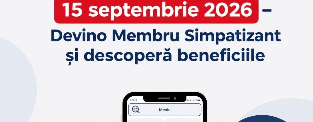 Devino Membru Simpatizant InfoCons până pe 15 Septembrie și ai 50 % reducere ! ​Ajută-ne să te Ajutăm ! Fii un Exemplu pentru Protecția Mediului !