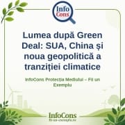 Lumea după Green Deal : SUA, China și noua geopolitică a tranziției climatice – InfoCons Protecția Mediului – Fii un Exemplu – Adriana Calcan