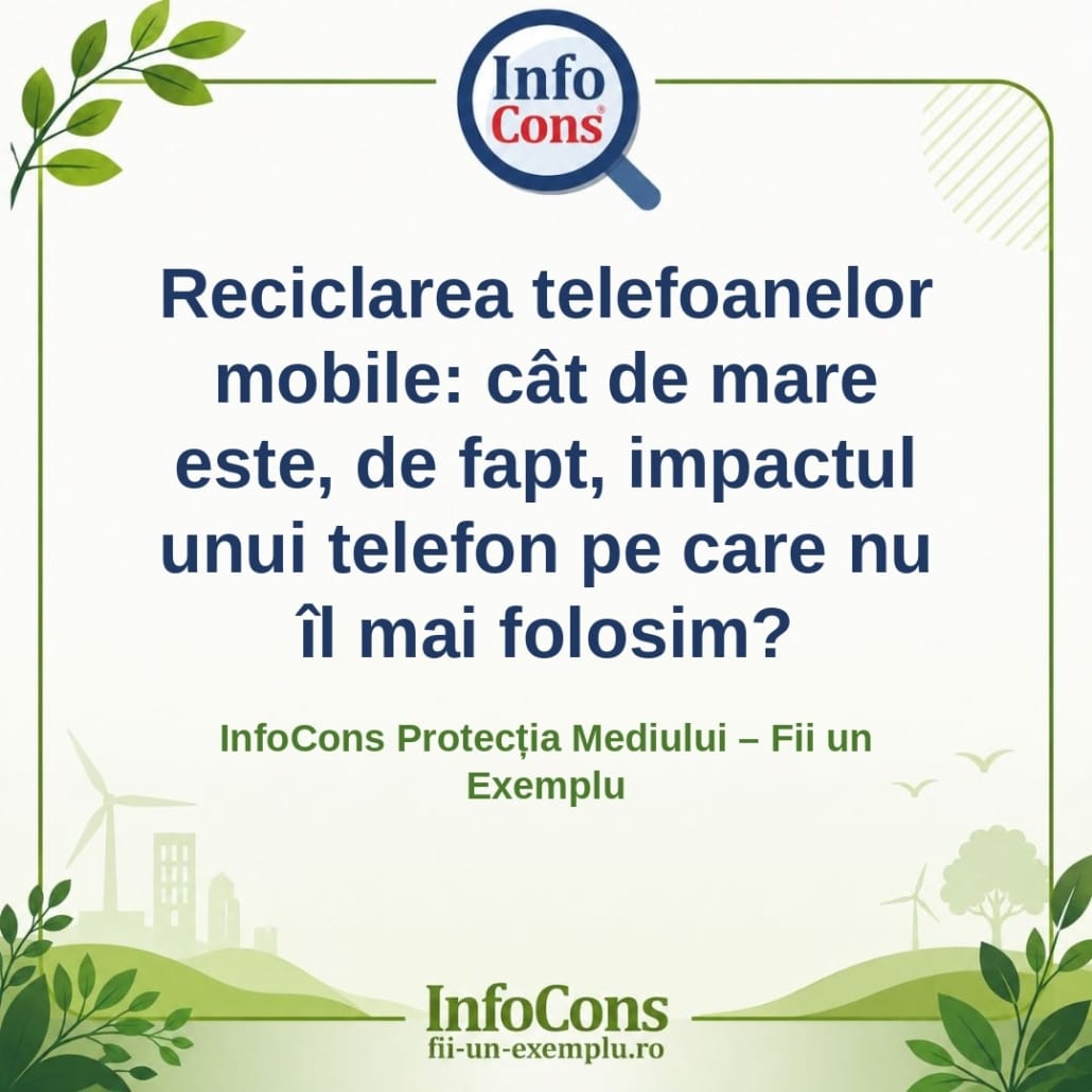 Reciclarea telefoanelor mobile_ cât de mare este, de fapt, impactul unui telefon pe care nu îl mai folosim_ – InfoCons Protecția Mediului – Fii un Exemplu – Adriana Calcan