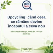 Upcycling : când ceea ce rămâne devine începutul a ceva nou – InfoCons Protecția Mediului – Fii un Exemplu – Adriana Calcan
